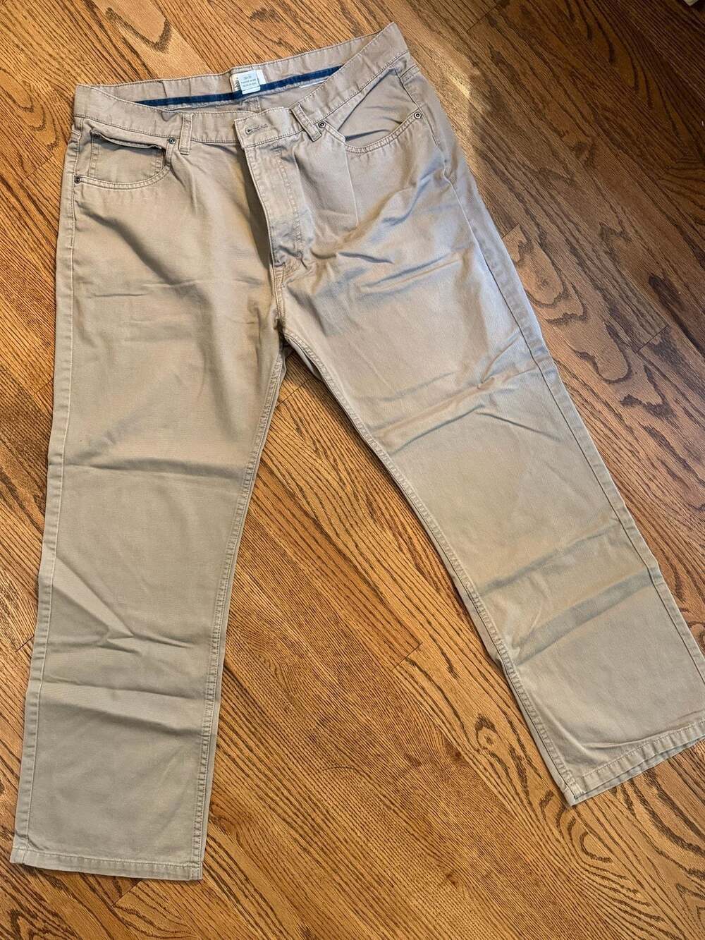Bob Timberlake Men's Khaki Chino Pants Size 36x30